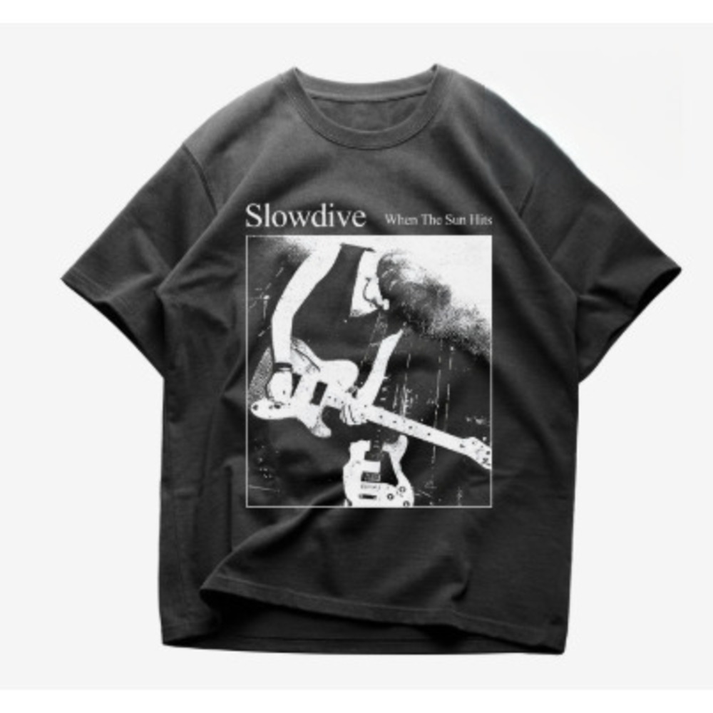 Slowdive T Shirt Black Tee